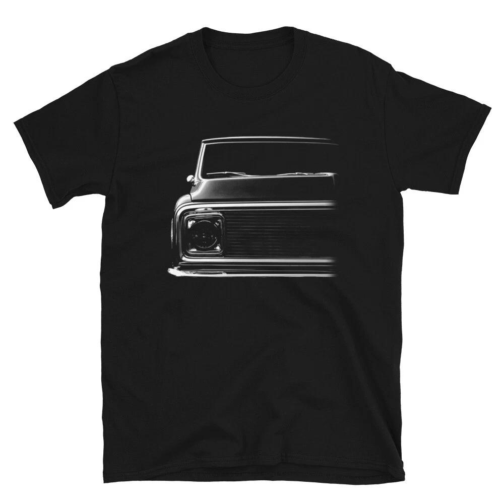 Vintage Chevy C10 Pickup Truck Men's Tee - Retro Car Silhouette T-shirt for Men