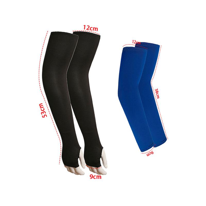 2 Stuks Unisex Koelende Armmouwen Cover Atletisch Hardlopen UV Zonbescherming Buitenactiviteit Mannen Vissen Fietsen Mouwen voor Verbergen van Tatoeages
