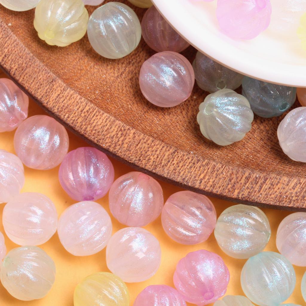 Około1180/680szt. Modna bransoletka makaroniki DIY materiały do rękodzieła serce/lampion luźne koraliki na naszyjnik akrylowa biżuteria do robienia