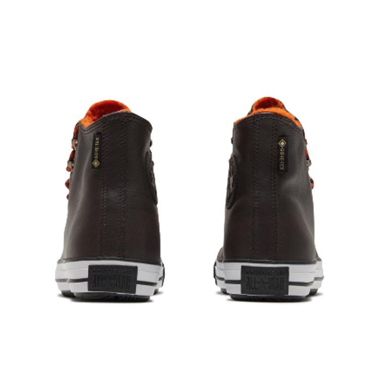 Converse Chuck Taylor All Star Winter Hi Gore Tex Leder Samt Braun 165933C