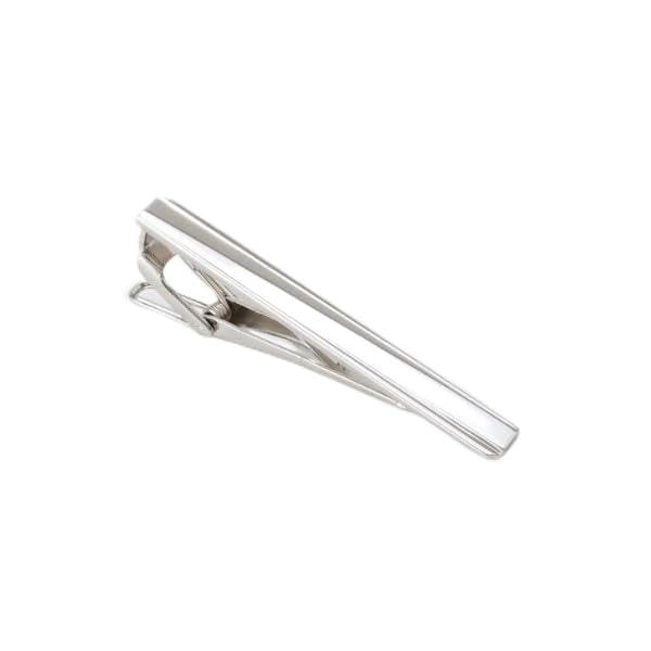 Takeo Kikuchi Walter Tie Clip Refined Brass Tie Clip Made in Silver 00 - Japan, 07004800, Men's, (006)