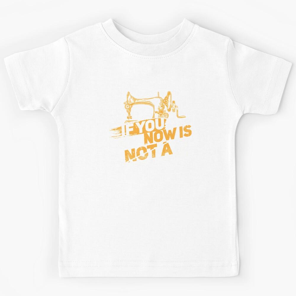 Loves Music And Sewing Enthusiast Seam Ripping Pun Awesome Move Kids T-Shirt 140