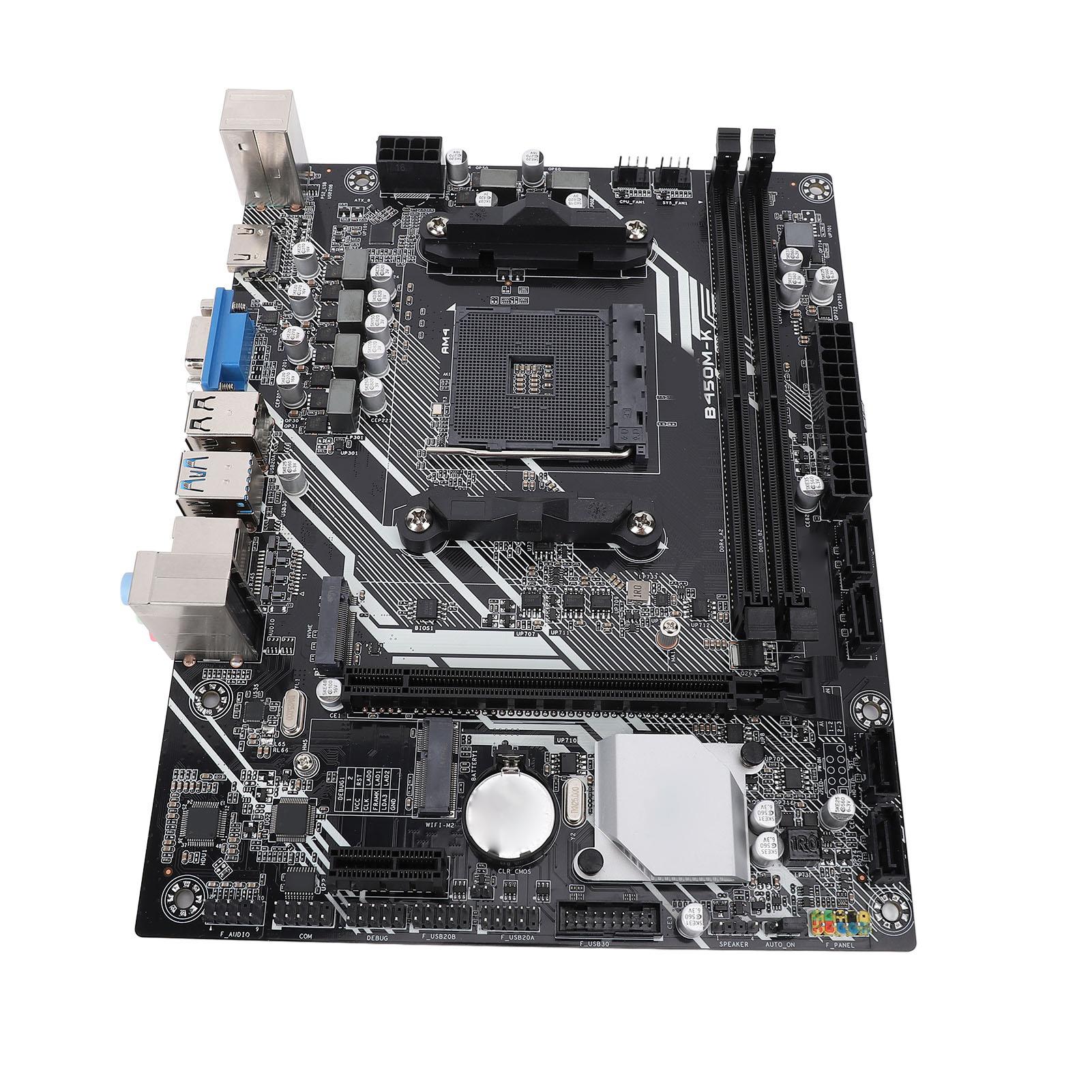 

Материнська плата комп ютера ігрова DDR4 Максимум 64 ГБ NVME M.2 PCIe 3.0 USB 3.0 Gigabit LAN для процесора Ryzen 1 5-го покоління B450M