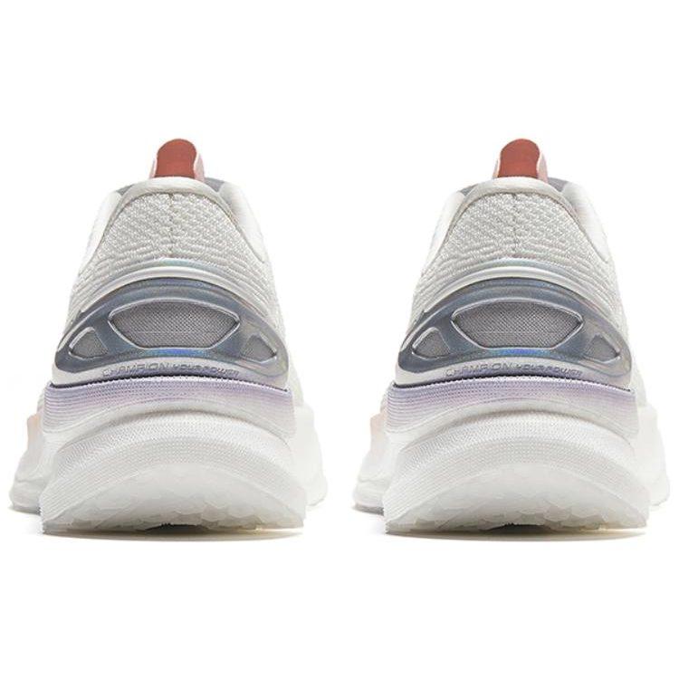 Anta Champion 2 Pro Comfortable Cushioning Slip Resistant Abrasion Resistant Low top Running Shoes Women's Silver White 122335580S-5