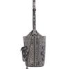Rheemin Paisley Bucket   Charcoal Black