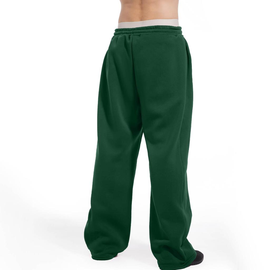 Herr Lös Casual Sweatpants Elastisk Midja Dragsko Sportbyxor