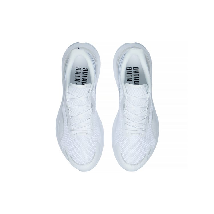 Li Ning YueYing 1.0 Stoff Dämpfung Rutschfest Abriebfest Niedrig geschnitten Laufschuhe Herren Weiß ARHS027-1