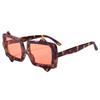 Personality irregular sunglasses men's and women's square fashion gradual change anti-ultraviolet sunglasses new