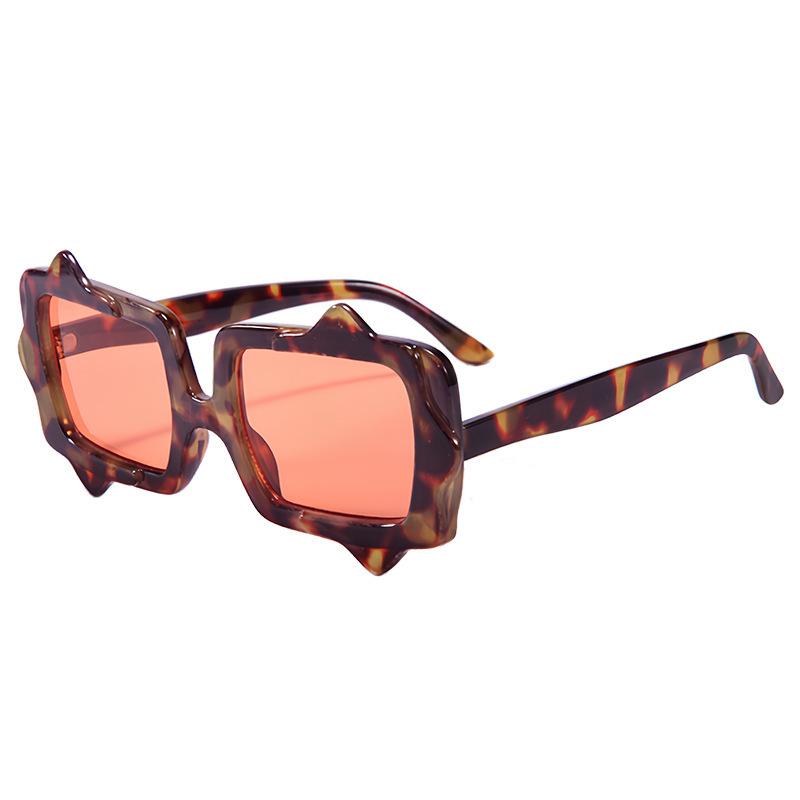 Personality irregular sunglasses men's and women's square fashion gradual change anti-ultraviolet sunglasses new