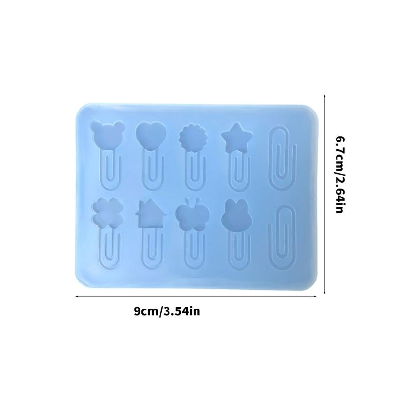 Multifuntional Small Accessories Mold Silicone Crafting Mold Featuring Delicate Paperclip Patterns for Jewelry Creation