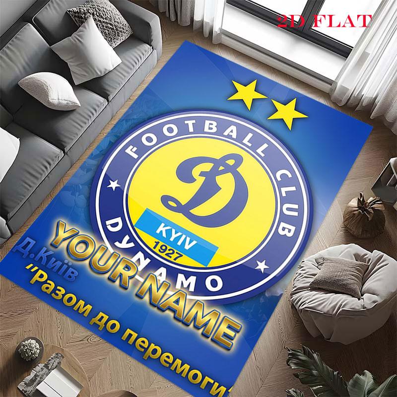 Custom Dynamo Kyiv Carpet Rug for Living Room Bedroom Home Sofa Decoration,Kids play Nonslip Floor Mat