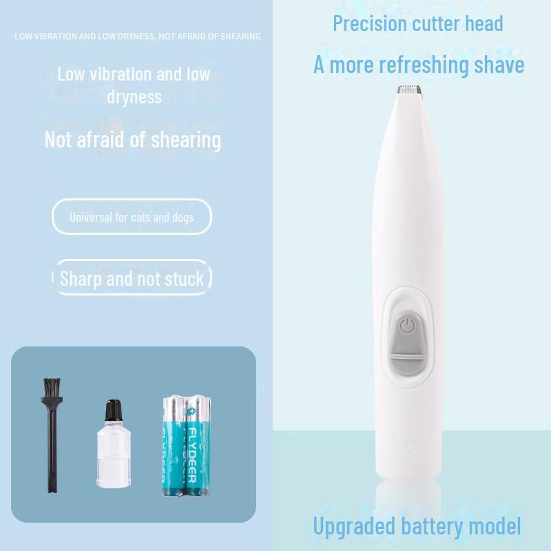 

Электрический набор для ухода за домашними животными: Тихие машинки для стрижки собак и кошек, а также триммеры для ногтей Normal Battery Model белый