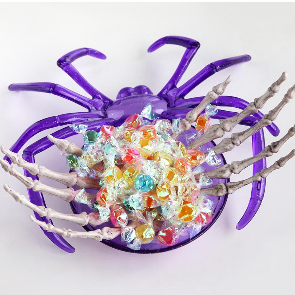 Exquisite Sweets Holder Spider Shape Snack Storage Props Trick or Treat Fruit Bowl  Party