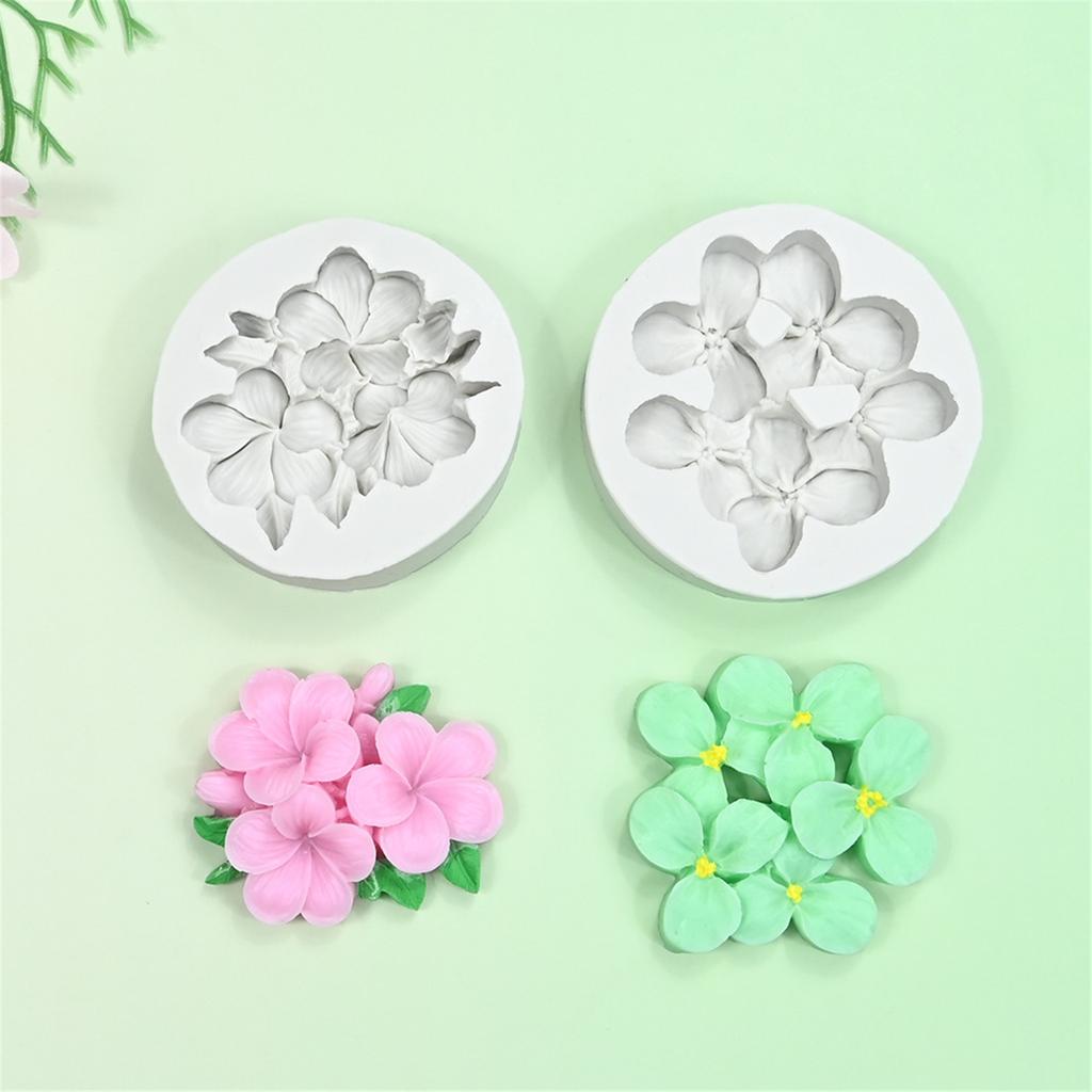 Moldes de Silicone 3D de Flores para Fazer Velas e Sabonetes, Molde de Silicone para Chocolate, Doce, Bolo