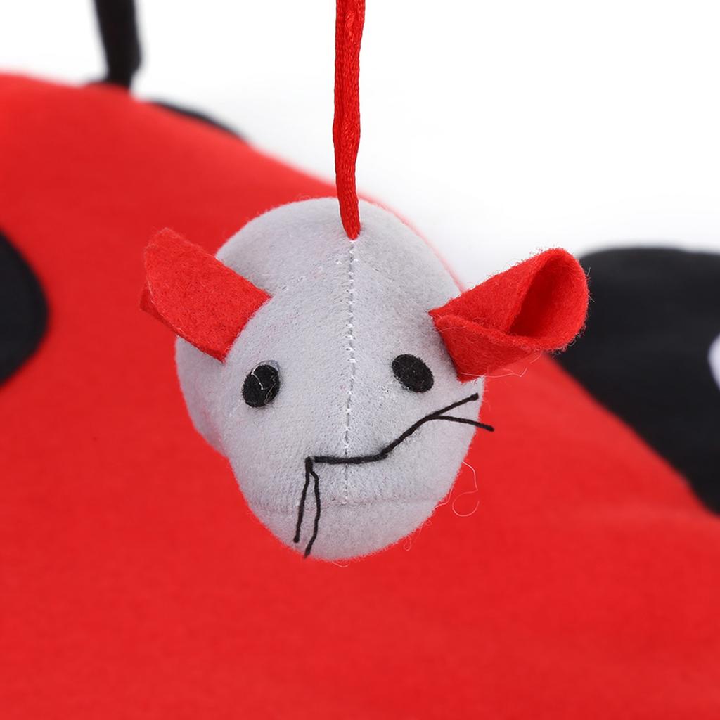 Faltbares Katzen-Aktivitäts-Spielmatten-Zelt, multifunktionales Haustierbett mit hängenden Spielzeugbällen