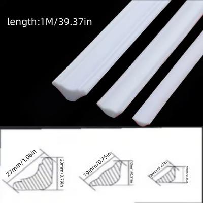 1 Stück 1M/39,37 Zoll Selbstklebende Sockelleiste Taillenlinie Hintergrund-Zierleiste Wandeck-Dekorationslinie Decken-Dekorationsaufkleber