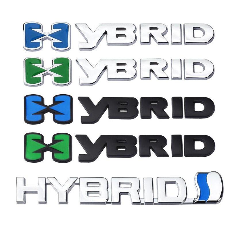 1ks Hybridní 3D kovové samolepky Odznak karoserie Odznak zavazadlového prostoru pro To-yo/ta Chr Auris Camry Corolla Vios Levin YARiS L Příslušenství