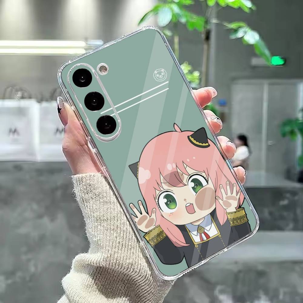 Cute A-Anya F-Forger Phone Case For Samsung Galaxy A91,80,73,72 ,71,53,52,32 ,31,22,21s,20,Transparent Case