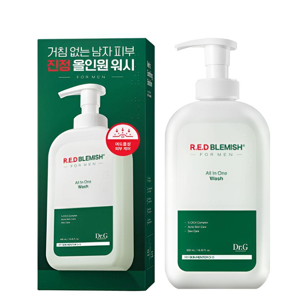 Dr.G Red Blemish For Men All-In-One Body Wash Acne Care Refreshing Cleanser 500ml