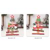 Detachable Christmas Tree Wooden Ornaments Table Top Dress Up Photo Props For Christmas Decoration