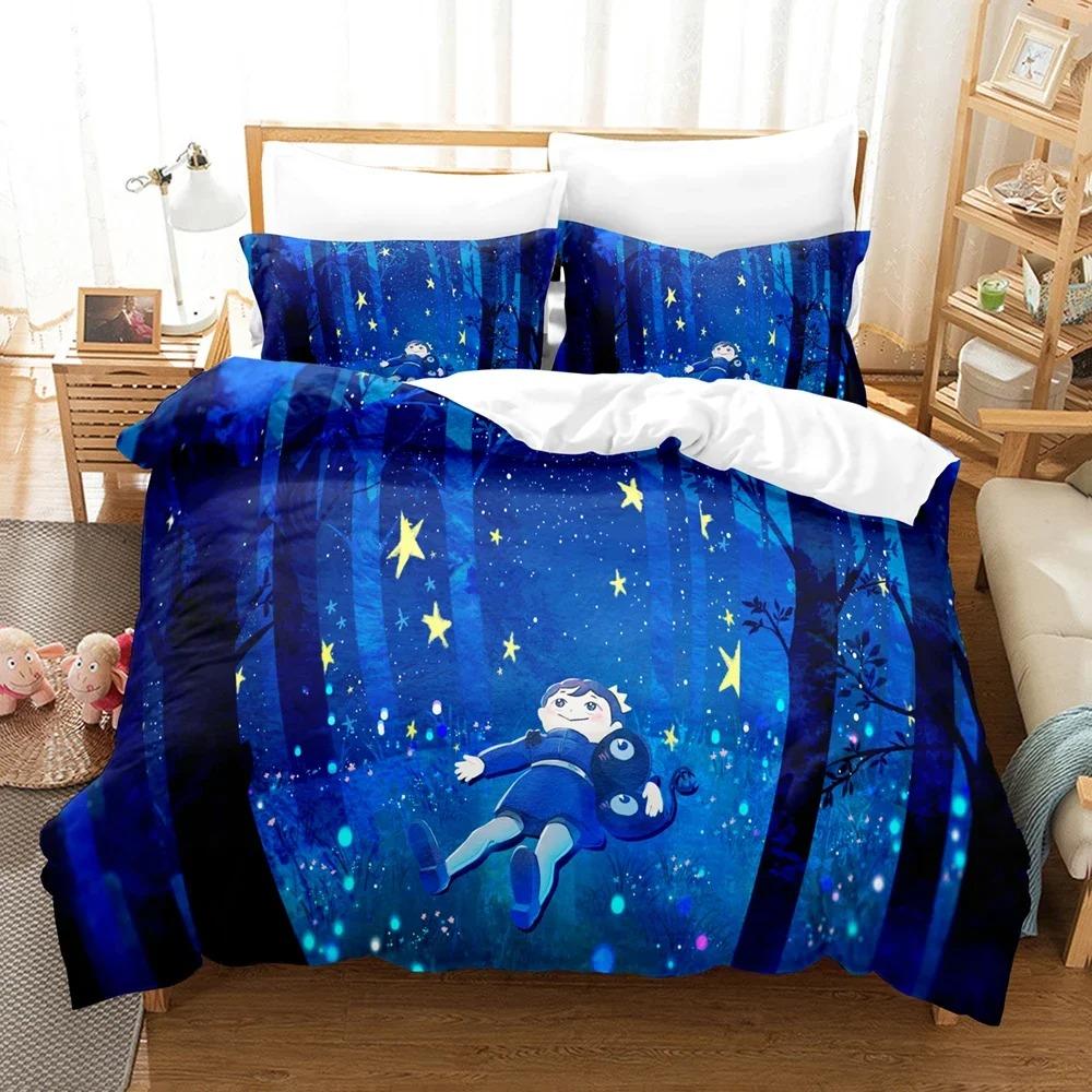 Neues 3D-Druck Anime Ranking of kings Bettwäsche-Set Doppel Twin King Bettbezug Steppdecke Kissenbezug Jungen Mädchen Erwachsene Schlafzimmer