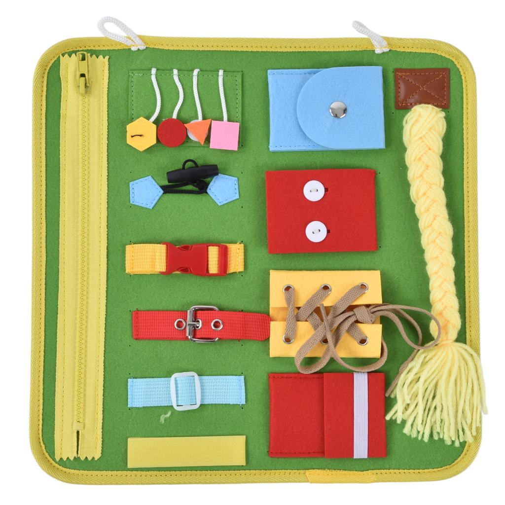 Educational Sensory Board Baby Activity Board Intelligence Development Toy for ToddlerB