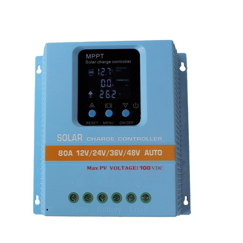 Smart MPPT Solar Charge Controller for 12V-48V Lithium, LiFePO4, Gel, Lead-Acid Batteries