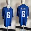 New York Giants Retro Football Jersey Short Sleeve Fan Apparel Sportswear Men