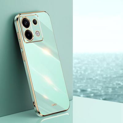 XINLI Pre Xiaomi Redmi Note 13 Pro 5G/Poco X6 5G Zadný kryt Elektroplatovaný TPU Kryt na telefón odolný proti poškriabaniu
