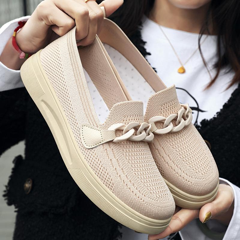 Casual Shoes Women's Shoes Soft-soled Comfortable Shoes Breathable Shoes Single-foot Shoes