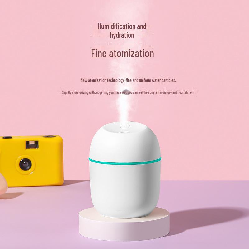 Mini Bedroom Air Humidifier Diffuser, Large Fog Spray
