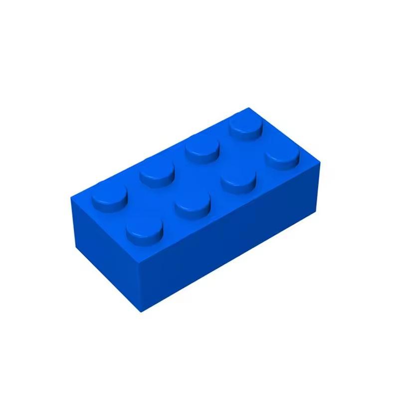 Non-Toxic 50G/20Pcs 3001 2X4 High 8-Hole Building Block Moc Color Loose Parts Compatible With Brick Diy Children'S Toy Assembly