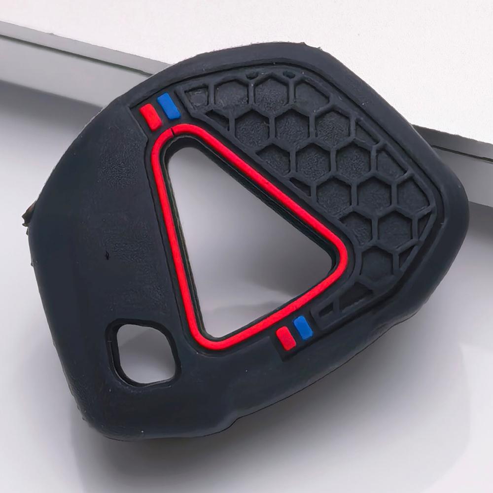 Key Holder Cover for Kawasaki Ninja 250 300 400 650 ZX 6R 10R Anti-Scratch Surface Shockproof Structure Soft Grip Texture Easy Install Design