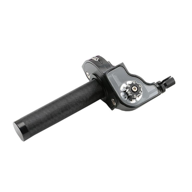 1 ks Rukojeti plynu otočné řídítka 22 mm Univerzální hliníkový akcelerátor pro motocykl moped skútr kolo M10*1.5