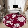 1PC Floral Pattern Chair Carpet for Office, Indoor Non-Slip Washable  Carpet, Soft Comfortable Mat For Office Room yy250930151