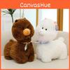 Animal Alpaca Stuffed Plush Toy Short Velvety Fur Kids Room Decor Plush Doll