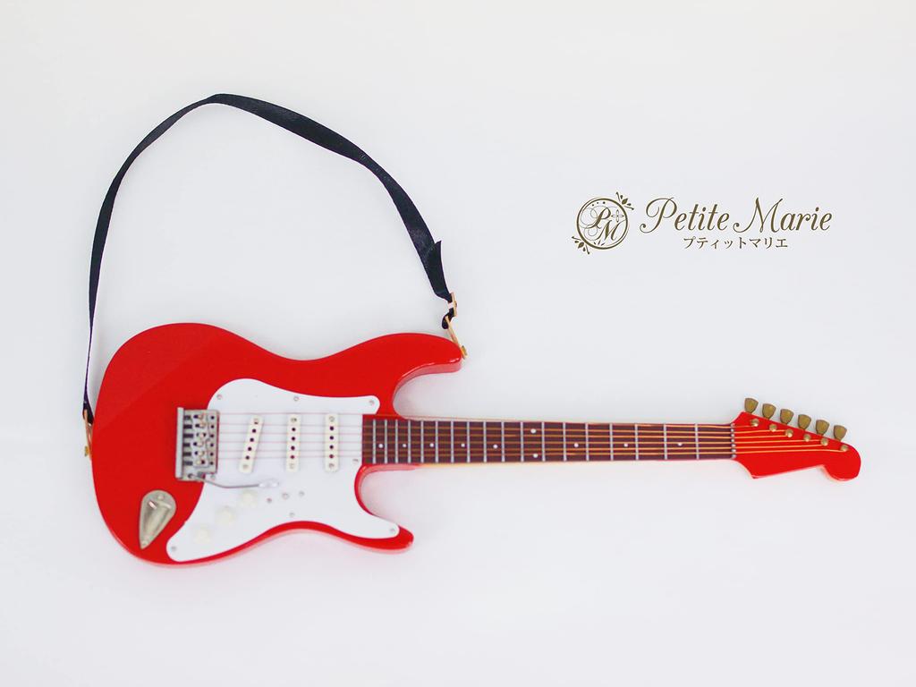 [Petite Marie] 13 DD SD Compatible Electric Guitar Red with Case (25cm body, 60cm doll, BJD) [Petite Marie] [No.0035] Bonus case included (scratches