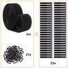 TRIWONDER Strong Velcro Straps, Hook-and-Loop Fasteners, Cable Ties, Cargo Ties, Fasteners, Elastic Straps with Buckles, for Wire Storage, Luggage Pac