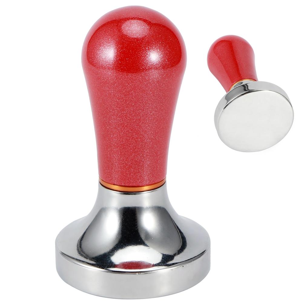 Aluminium Alloy Household Coffee Tamper Powder Pressed Hammer Coffee Machine AccessoryRed
