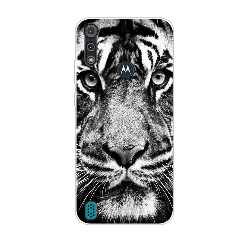 Pro Motorola Moto E6S 2020 Pouzdro Nárazuvzdorné Měkký Silikon TPU Zadní Kryt Pro Moto E6S 2020 E6i Pouzdra na Telefon E 6S Pouzdro Roztomilý Kreslený