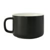 Minimalistisk Kaffekopp och Fat i Keramik