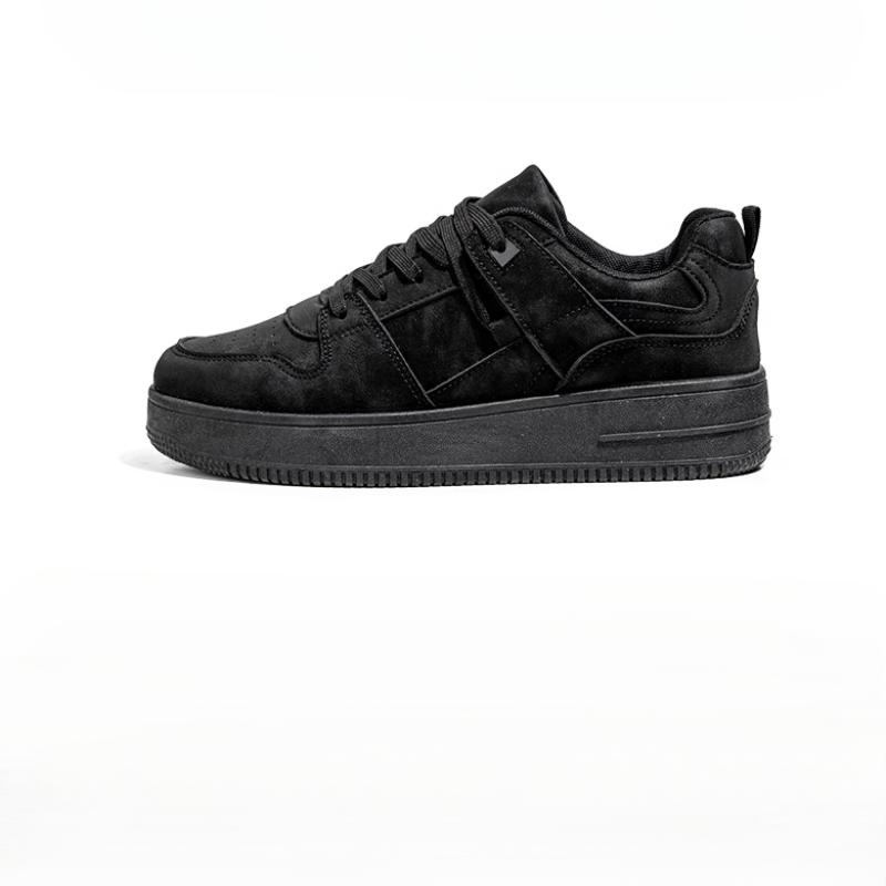 Fashion Autumn Suede Women Black Sneakers Retro Cheap Skateboard Sneakers Men Platform Casual Sneakers Man Vulcanized Shoes Zapatillas