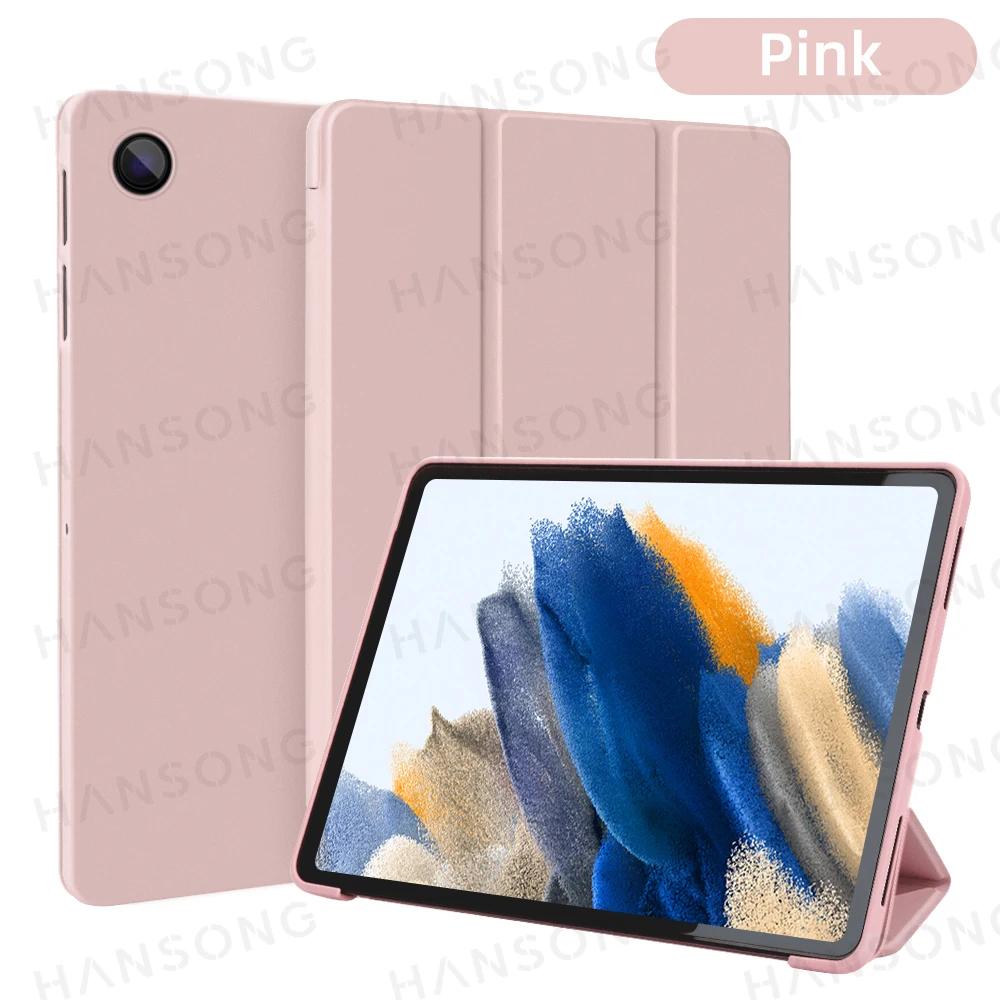 

For Samsung Galaxy Tab S6 Lite 10.4in Smart Tablet Case Funda for Tab A7/A8/A9 A7/A10 lite S10/S9 FE S7/8/9 A9 Plus Tablet Case Tab A9 Plus 11 inch рожевий