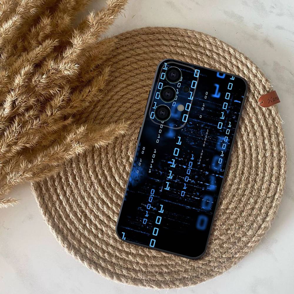 

Hacker Computer Code Art Phone Case For Samsung S25,S24,S21,S22,S23,S30,Ultra,S20,Plus,Fe,Lite,Note,10,9,5G Black Cover Samsung S20plus5G