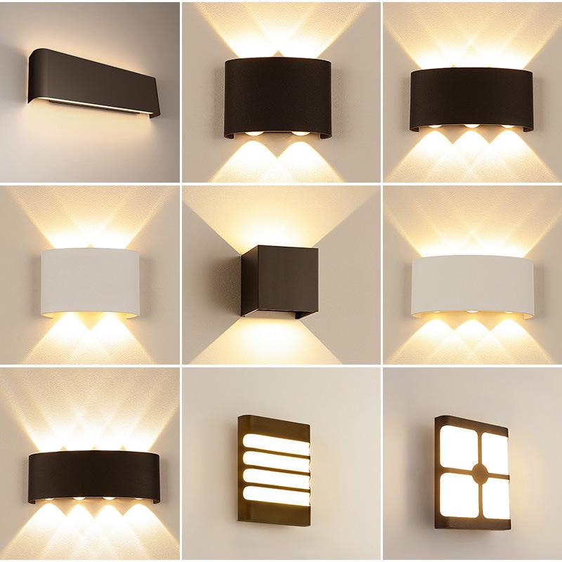 Minimalist Outdoor LED Wall Lamp for Hallways, Bedrooms, and Living Rooms