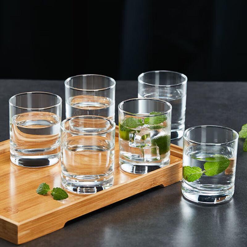 Glass Drinking Cups Set