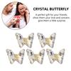 1Bag 3D Nail Charms Butterfly Shaped Nail Rhinestones for Women Elegant DIY Nails Art Decoration Accessories