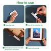 10/20/30/50PCS Self Adhesive Picture Frame Poster Wall Hook No Trace Wall Hanger  Decorate Fixing