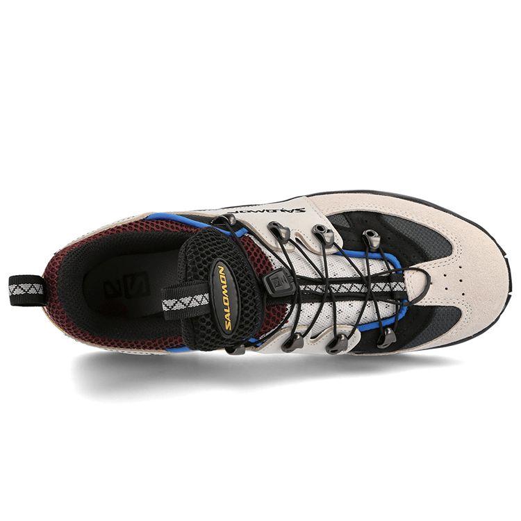 SALOMON Raid Wind Comfortable Fabric Synthetic Leather Shock Absorbing Slip Resistant Durable Lightweight Low Top Casual Running Shoes 415770