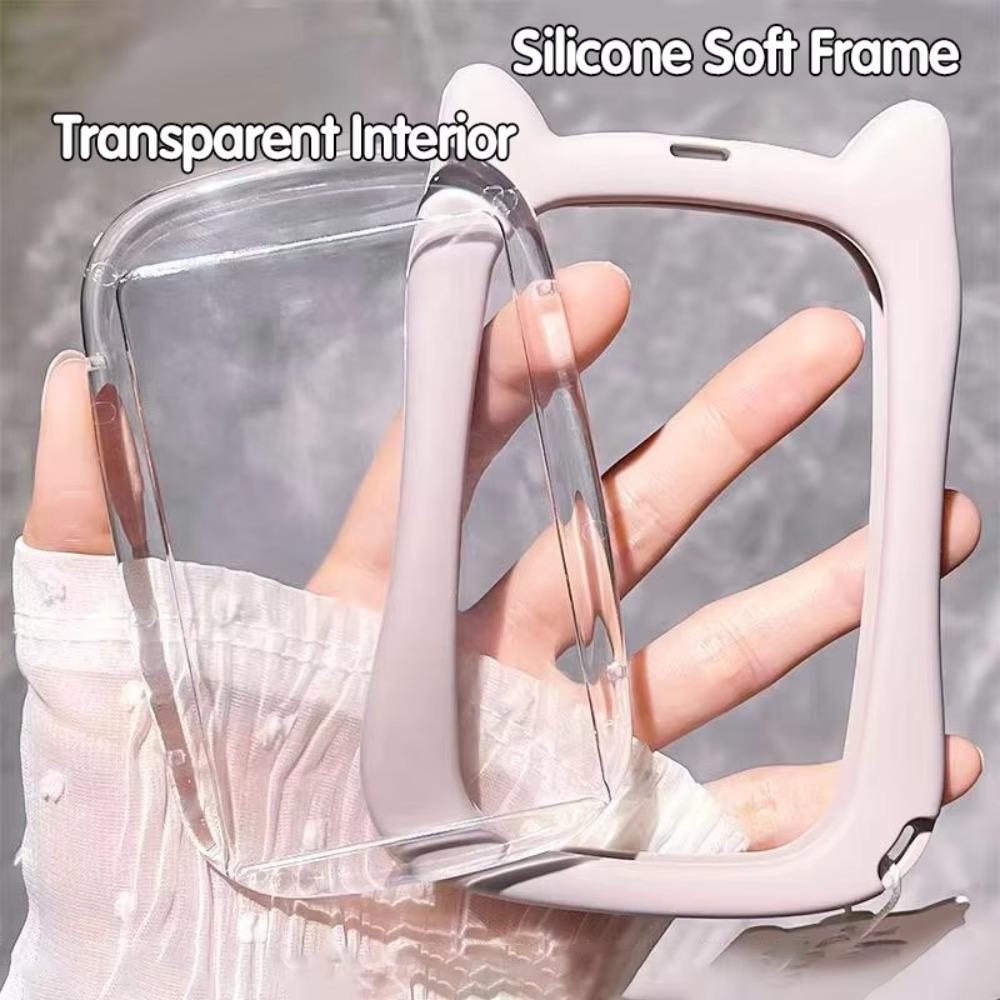 High Quality Transparent Card Holder Simple Portable Card Bag ID Card Cover Office Supplies